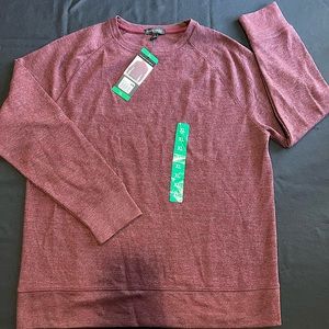 NWT burgundy banna republic XL thick long sleeve.